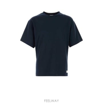[X45]생로랑 798933Y37RY 4019 남성 티셔츠 민소매 탑 Navy blue cotton and 