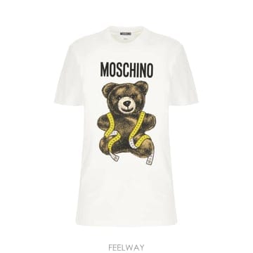 Moschino [W63]��Ű�� 07075541 1001 ���� Ƽ���� ���� ž T SHIRT[W63]��Ű�� 07075541 1001 ���� Ƽ���� ���� ž T SHIR