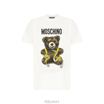 [W63]모스키노 07105241 1001 남성 티셔츠 상의 탑 T SHIRT