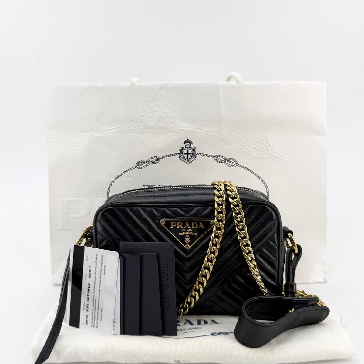 PRADA ����� ���̾�׷� ũ�ν��� 1BH102����� ���̾�׷� ũ�ν��� 1BH102