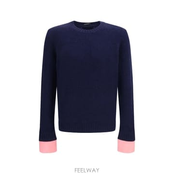 [K68]프라다 UMF353SEAO198K F0008 남성 니트 스웨터 가디건 Shetland wool cr