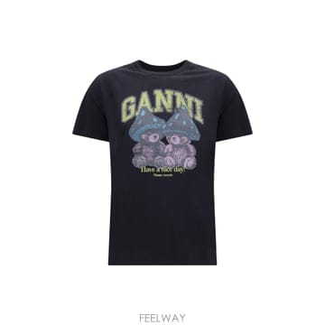 GANNI [K68]���� A1050332 252 ���� Ƽ���� �μҸ� ž ���� Mushroom Teddy cotton T[K68]���� A1050332 252 ���� Ƽ���� �μҸ� ž ���� Mush