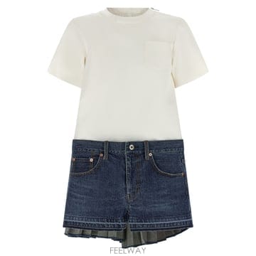 26SS Sacai 데님 드레스 2608462160 TP574480390