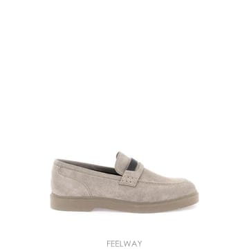 Brunello Cucinelli 26SS ���ڷ� ��ġ�ڸ� SUEDE PENNY ���� MZSFG2370C5859 TP57789542126SS ���ڷ� ��ġ�ڸ� SUEDE PENNY ���� MZSFG2370C5859