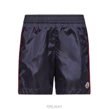 26SS Moncler TRICOLOR TRIMMED 스윔 숏츠 L19542C0000553326742 TP5