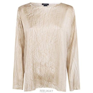 | Other Brand | 26SS �ƹ� ���� CRUMPLED EFFECT STRETCH ��ũ ����콺 226SD2230SSTVFV0026SS �ƹ� ���� CRUMPLED EFFECT STRETCH ��ũ ����콺 2