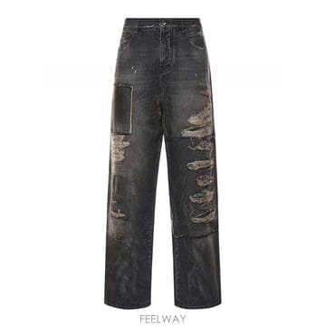 Amiri 26SS AMIRI Carpenter Repaired Baggy Jeans AMBMJE1006680 TP5726SS AMIRI Carpenter Repaired Baggy Jeans AMBMJE100668