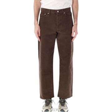 STUSSY 26SS STUSSY stussy Ŭ���� washed canvas jeans 26P116659BROWN TP26SS STUSSY stussy Ŭ���� washed canvas jeans 26P11665