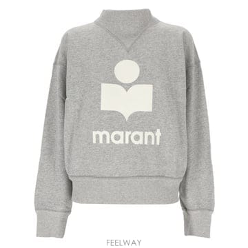 [당일]25FW 모비 MOBY 벨벳 로고 맨투맨 그레이화이트 SW0003FA A1M07E GYWH