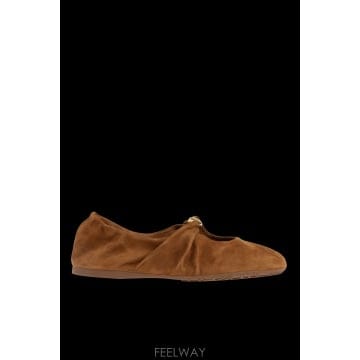 Loewe 26FW Loewe Pebble ballerinas LLPF466X040TAN TP58065561426FW Loewe Pebble ballerinas LLPF466X040TAN TP58065561