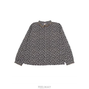 25FW BONPOINT HYACINTH ORGANIC 코튼 블라우스 WITH 체리 프린트 W05GBLW00