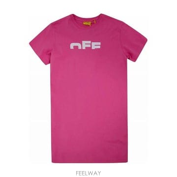 25FW Off 화이트 Type 로고 Tee 드레스 Ss OGDB030F25JER0013201 TP58106