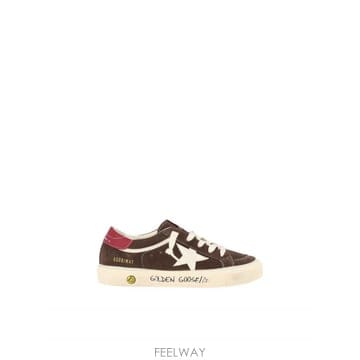 26FW 골든구스 스니커즈 MAY SUEDE UPPER 앤 TOE 레더 스타 앤 힐 SIGNATURE FOX
