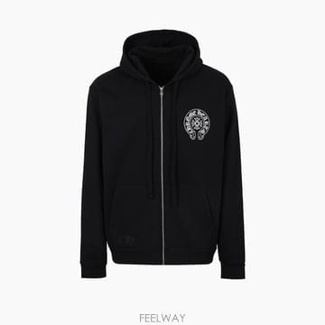 Chrome Hearts [����/����]CH HORSESHOE FLEECE OSAKA HZU BK ũ������ Ȧ���� �ø��� ����ī �ĵ���[����/����]CH HORSESHOE FLEECE OSAKA HZU BK ũ������ 