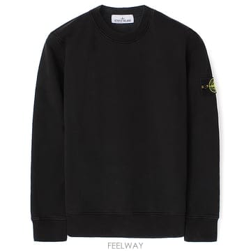 26FW 스톤 와펜 라운드 맨투맨 블랙 L2S156100060 S0051 V0029