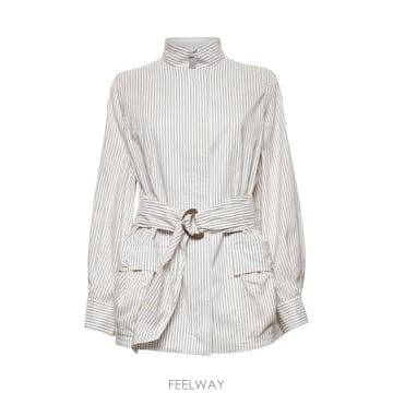Fendi 코튼 앤 실크 BLOUSON FJ7621AQ3LF0XAY TP577984088