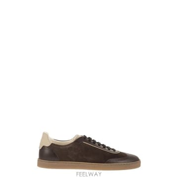Brunello Cucinelli 26FW ���ڷ� ��ġ�ڸ� �ο� ž ���� �� suede ����Ŀ�� with contrasting details26FW ���ڷ� ��ġ�ڸ� �ο� ž ���� �� suede ����Ŀ�� 