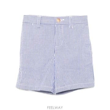 26SS 폴로 랄프 로렌 Striped stretch 코튼 숏츠 320901548001 TP572906396