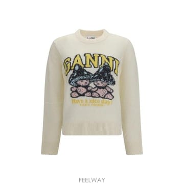26FW 가니 스웨터 A1150051 135 CREAM