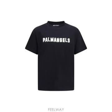 Palm Angels 26FW �ʾ����� ���� Ƽ���� PAMAA001JR018 1003 BLACK26FW �ʾ����� ���� Ƽ���� PAMAA001JR018 1003 BLACK