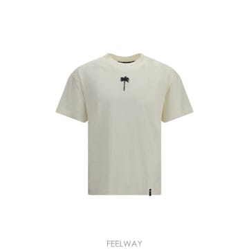 Palm Angels 26FW �ʾ����� ���� Ƽ���� PAMAA001JR008 0310 CREAM26FW �ʾ����� ���� Ƽ���� PAMAA001JR008 0310 CREAM