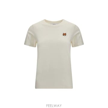 Maison Kitsune 26FW ����Ű���� ���� ��� ���ַ� ���� Ƽ���� PW00113KJ7026 0063 CREAM26FW ����Ű���� ���� ��� ���ַ� ���� Ƽ���� PW00113KJ