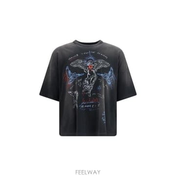 REPRESENT 26FW ��������Ʈ ���� Ƽ���� MLM3626 WASHEDBLAC BLACK26FW ��������Ʈ ���� Ƽ���� MLM3626 WASHEDBLAC BLACK