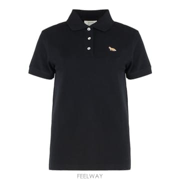 26 FW 메종 키츠네 숏슬리브 폭스 엠브로이더드 폴로셔츠 P199 OW00207KP0001