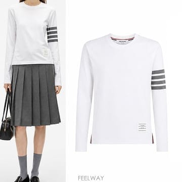 26FW 톰브라운 4바 긴팔 티셔츠/FJS103G 07862 100