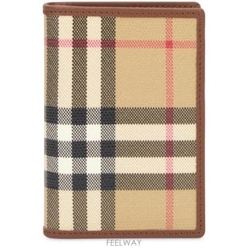 Burberry 26FW Burberry Burberry üũ bifold �з� in canvas 8129976176140A26FW Burberry Burberry üũ bifold �з� in canvas 8129