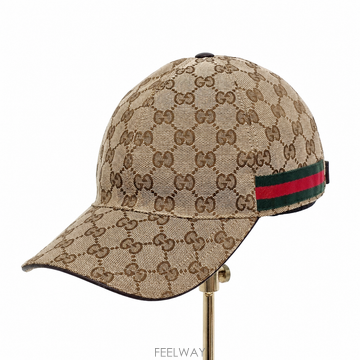 GUCCI [��ǰ/�������] ���� GG ĵ���� �� ��ĸ ���� M / 58ȣ[��ǰ/�������] ���� GG ĵ���� �� ��ĸ ���� M / 58ȣ