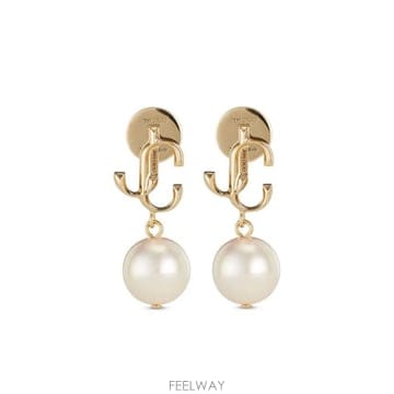 Jimmy Choo 26SS ������ earrings JCPEARLEARRINGDXQGOLDWHITE TP57840339926SS ������ earrings JCPEARLEARRINGDXQGOLDWHITE TP5784