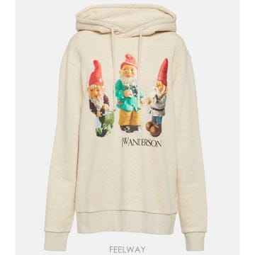 국내출고 JW앤더슨 Gnome Trio 코튼 후디