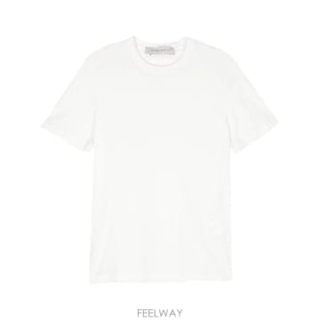 당일배송 Golden Goose 로고 자수 반소매 티셔츠