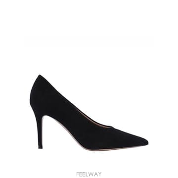 Gianvito Rossi 25FW ���Ⱥ���ξ� Suede Pumps G2227785RICCAMNERO TP57808282125FW ���Ⱥ���ξ� Suede Pumps G2227785RICCAMNERO TP578