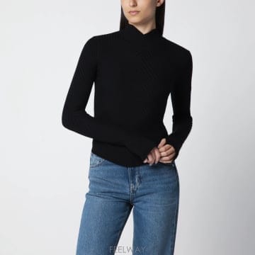 Victoria Beckham 26FW ���丮�ƺ��� Georgia Ribbed ������ in ���� Merino �� 1425KTP006804A26FW ���丮�ƺ��� Georgia Ribbed ������ in ���� Merino