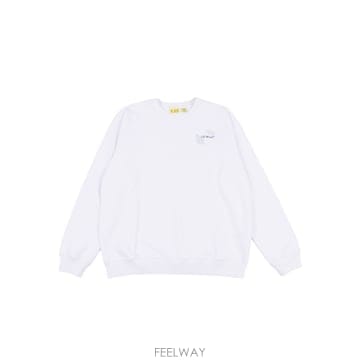 26SS Off 화이트 ARROW BUTTERFLY 크루넥 OGBA001S26FLE002100 TP57565