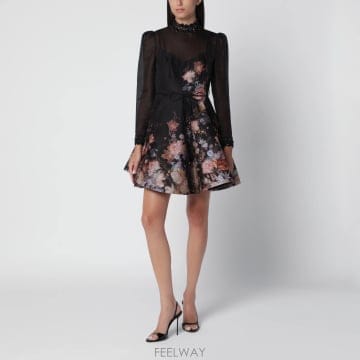 Zimmermann 26FW ���Ӹ� Valiant ���� Floral ��ũ �� Linen �̴� �巹�� 0725DF261LIBF T26FW ���Ӹ� Valiant ���� Floral ��ũ �� Linen �̴� ��