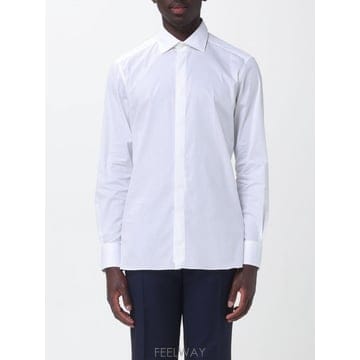 Zegna 26SS ������ Camicia classica Zegna in popeline stretch 9MFCMT3026SS ������ Camicia classica Zegna in popeline stretch