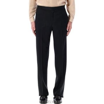 Lardini 26SS Lardini Lardini stretch crepe formal trousers 26PCNPALU26SS Lardini Lardini stretch crepe formal trousers 26P