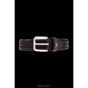 Armani 26SS �������� �Ƹ����� Cintura �������� �Ƹ����� in pelle intrecciata EM005826SS �������� �Ƹ����� Cintura �������� �Ƹ����� in pe