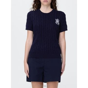 Ralph Lauren 26SS ���� �η� Maglia in cotone con monogramma Lauren ���� �η� 200P26SS ���� �η� Maglia in cotone con monogramma Lauren 