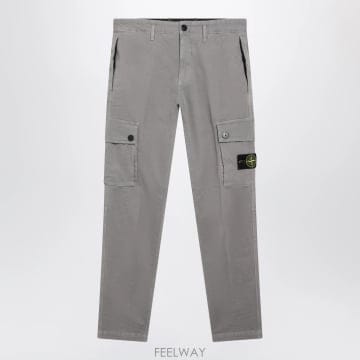 Stone Island 26FW ������Ϸ��� Grey ��ư cargo trousers S153100034S00L1V0160 TP5826FW ������Ϸ��� Grey ��ư cargo trousers S153100034S