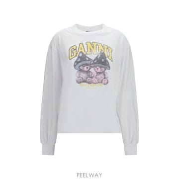 GANNI �ؿ� ���¸���� AW26 ���� ���� �׵� �ӽ��� ���� �� Ƽ���� A1050304_151�ؿ� ���¸���� AW26 ���� ���� �׵� �ӽ��� ���� �� Ƽ