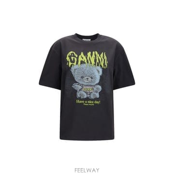 GANNI �ؿ� ���¸���� AW26 ���� ���� ������Ʈ �׵� �׷��� Ƽ���� A1050303_252�ؿ� ���¸���� AW26 ���� ���� ������Ʈ �׵� �׷��� Ƽ