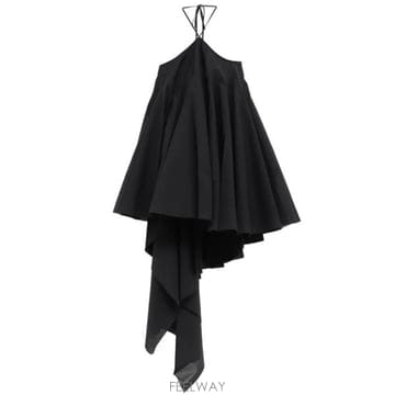 Jacquemus ��ũ���� Pleated asymmetrical �巹�� DRW00764AW00777990 TP578080284��ũ���� Pleated asymmetrical �巹�� DRW00764AW0077799