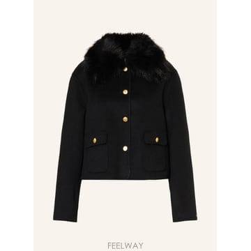 TOMMY HILFIGER Ÿ�����ǰ� Boxy ���� with a detachable faux fur collar 100315697513Ÿ�����ǰ� Boxy ���� with a detachable faux fur collar