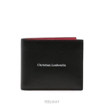 Christian Louboutin �׶�����Ÿ �ؿ� ũ����������� ���� LEATHER BIFOLD WALLET 3265105BK01�׶�����Ÿ �ؿ� ũ����������� ���� LEATHER BIFOLD WAL