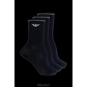 Armani 26FW �������� �Ƹ����� Three pack of �縻 with �ΰ� EW000585AF25644UB10126FW �������� �Ƹ����� Three pack of �縻 with �ΰ� EW
