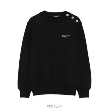 Balmain 25FW Balmain Felpa �ΰ� oro BX4R10Z3183930OR TP57888944625FW Balmain Felpa �ΰ� oro BX4R10Z3183930OR TP5788894